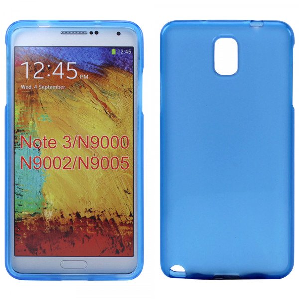 Wholesale Galaxy Note 3 TPU Gel Case (Blue)